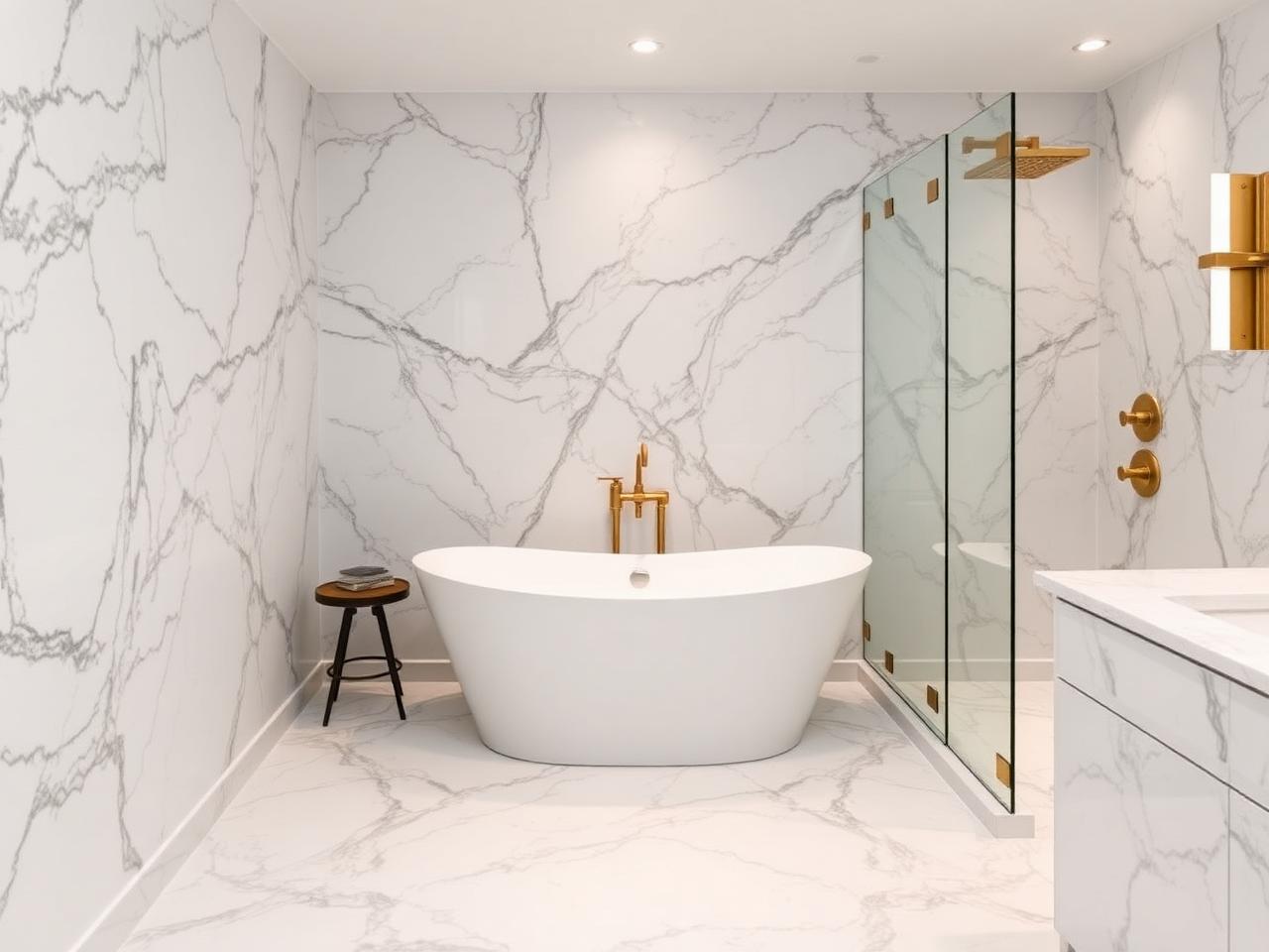 Rosedale Book-Matched Marble