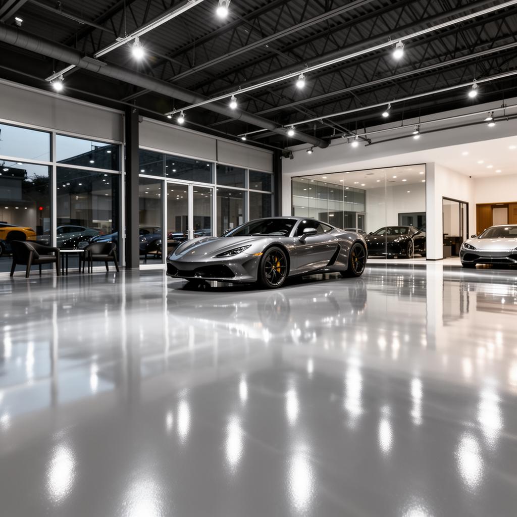 Toronto Showroom Metallic Floor