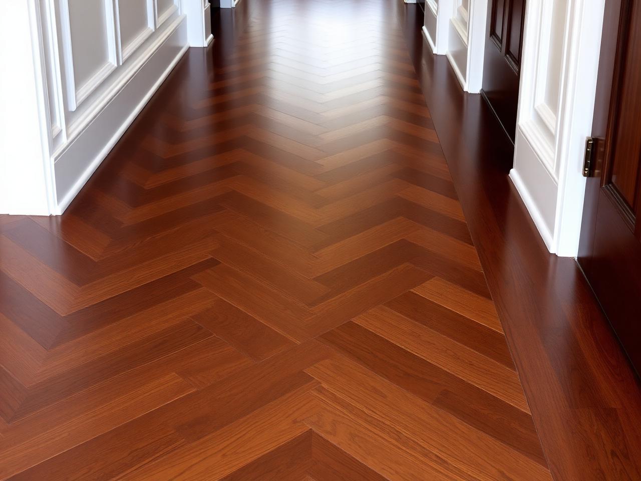 Rosedale Walnut Chevron Hall