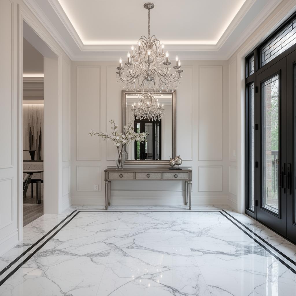 North York Heated Marble Foyer